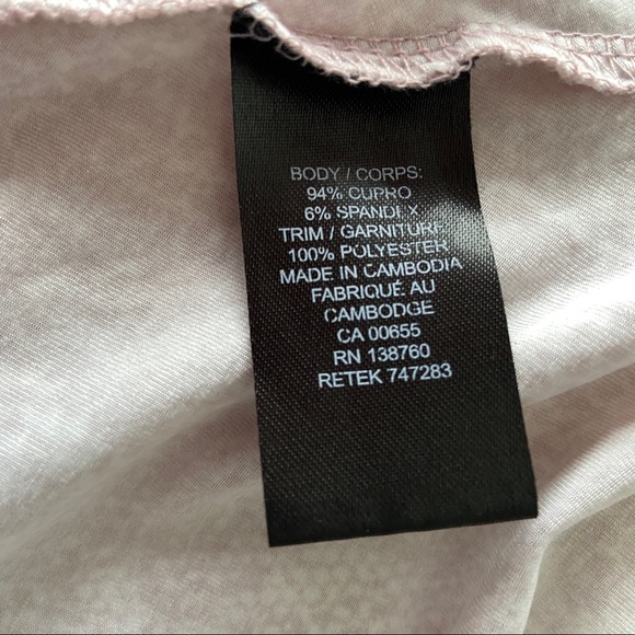 RW&CO ANIMAL PRINT SHORT SLEEVED PEPLUM TOP WITH LACE SLEEVES, ZIPPER DETAIL, M - Picture 8 of 8